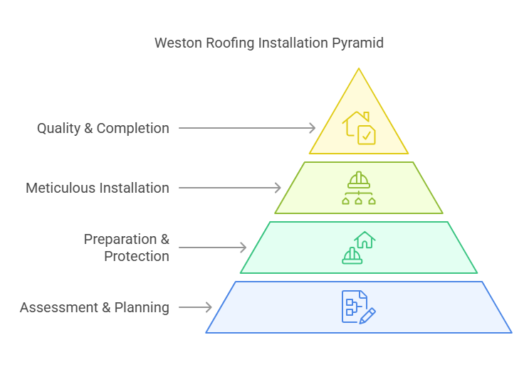 The Weston Roofing Installation Process